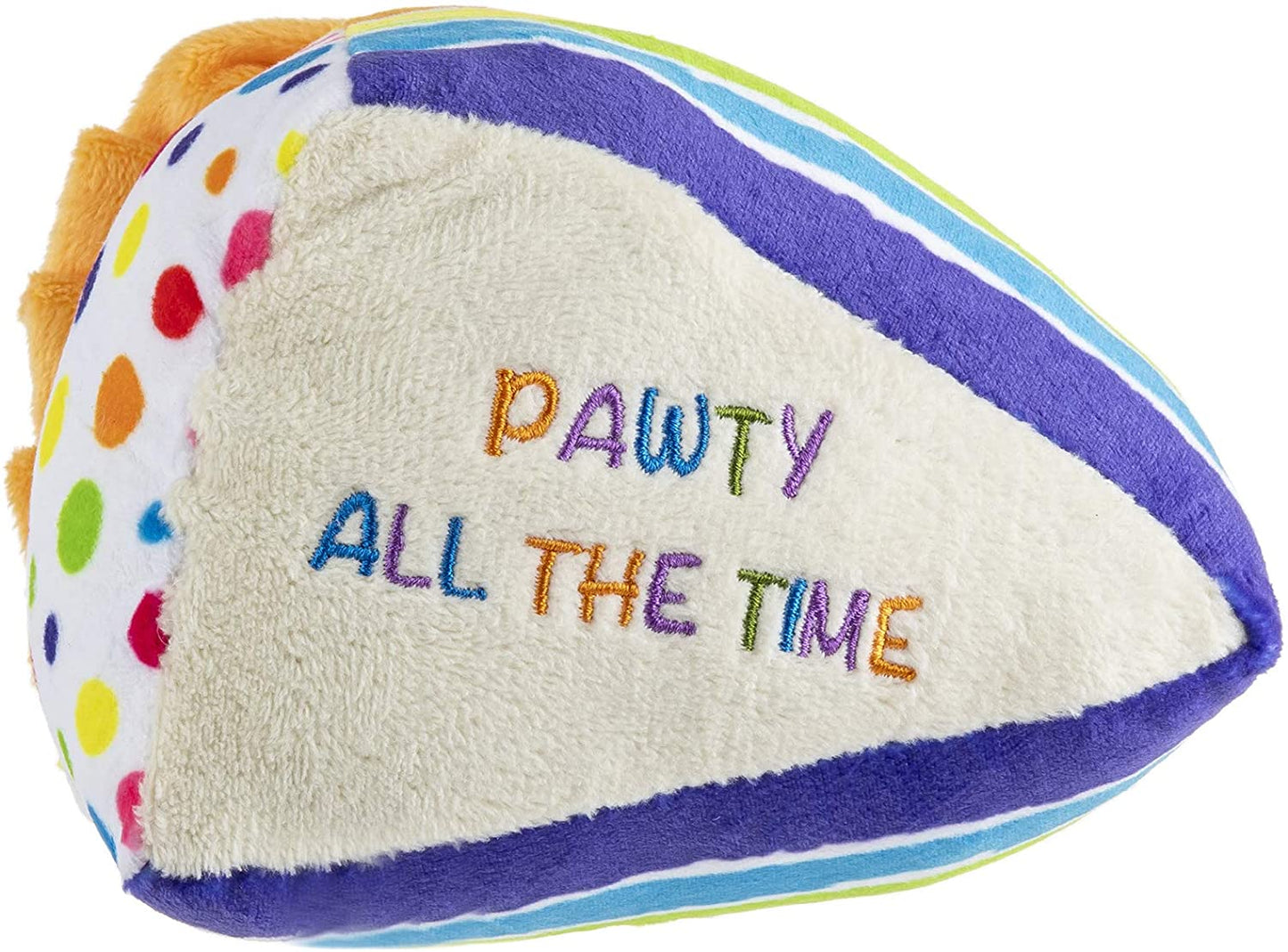 Dog Toy - Birthday Cake Slice Plush