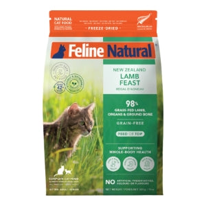Lamb Freeze Dried Cat food by Feline Naturals