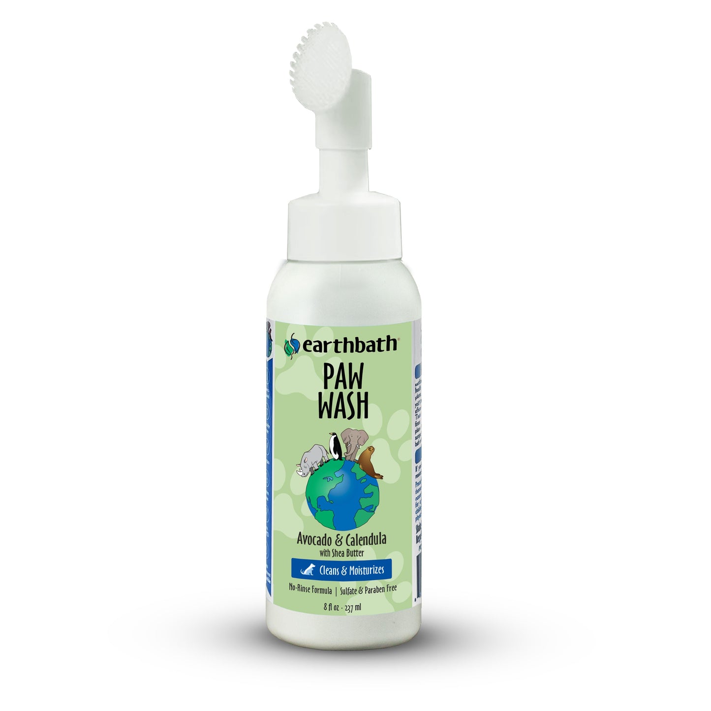 Earthbath Paw Wash, Avocado & Calendula, 8 oz Pump