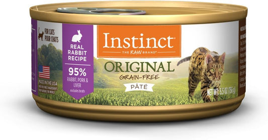 Grain Free Wet Cat Food Pate, Original Recipe Natural Canned Cat Food