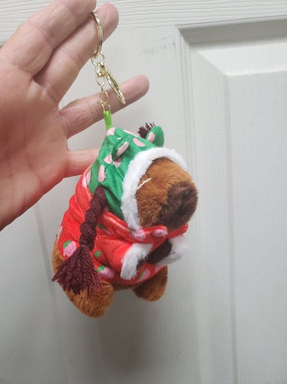 Capybara Stuffed Animals w/keychain