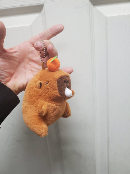 Capybara Stuffed Animals w/keychain