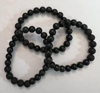Bracelets w/ Lava Beads & Gemstones - 8MM
