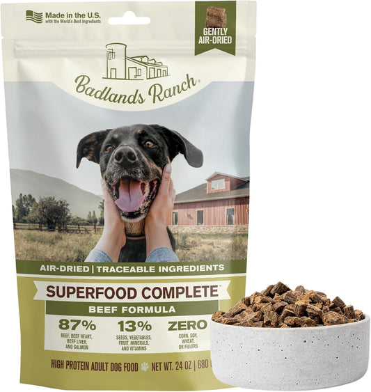 Badlands Ranch -Beef Formula Air Dried Dog Food