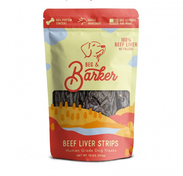 Beef Liver Jerky Strips Dog Treats, 4oz