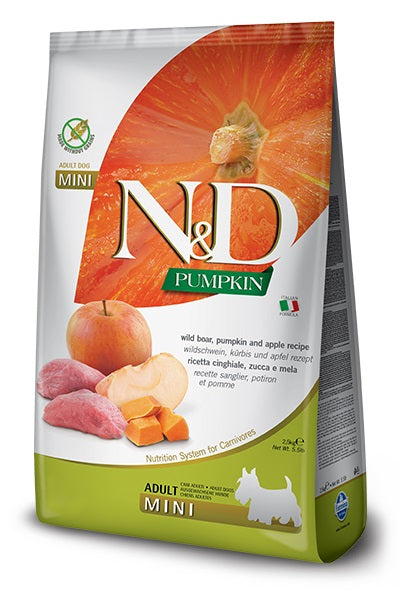 Boar and Apple with Pumpkin Adult Dog Food by Farmina