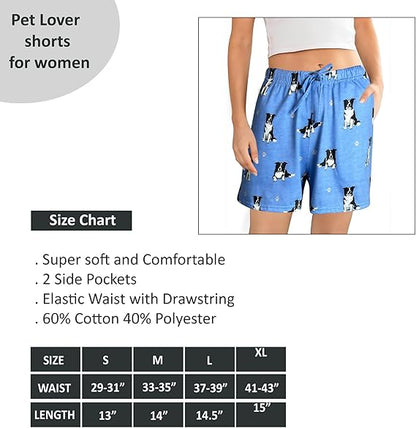 Border Collie Pajama Shorts -Soft!
