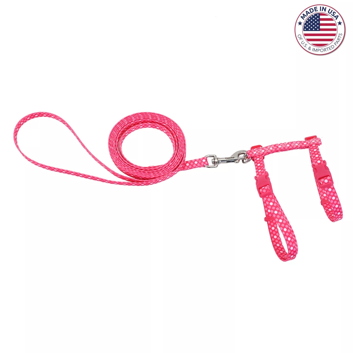 Figure "H" Fashion Adjustable Cat Harness and Leash Combo