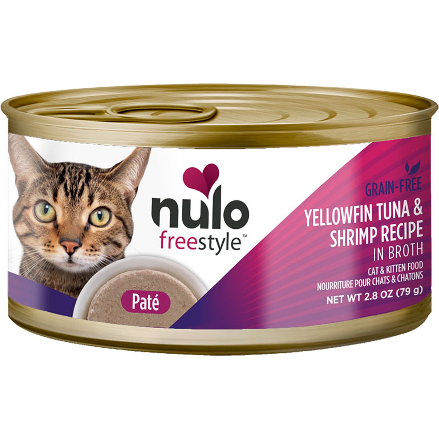 Freestyle Smooth Pate Grain Free Wet Cat Food by Nulo, 2.8oz