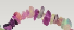 Natural Gemstone Chip Bracelets, Flourite
