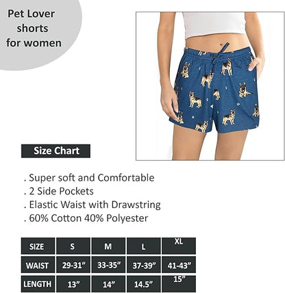 German Shepherd Pajama Shorts -Soft!