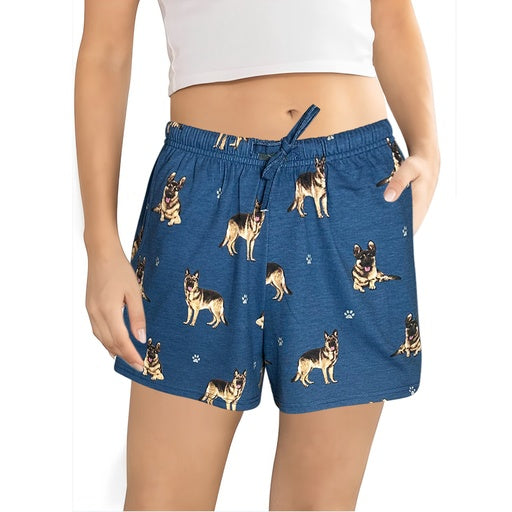 German Shepherd Pajama Shorts -Soft!