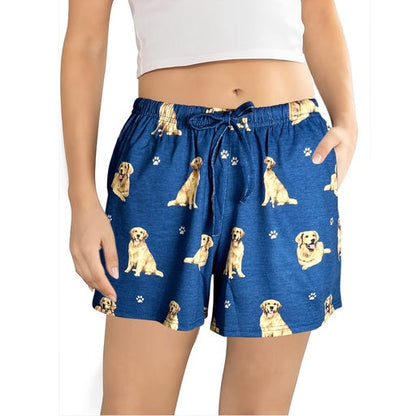 Golden Retriever Pajama Shorts -Soft!