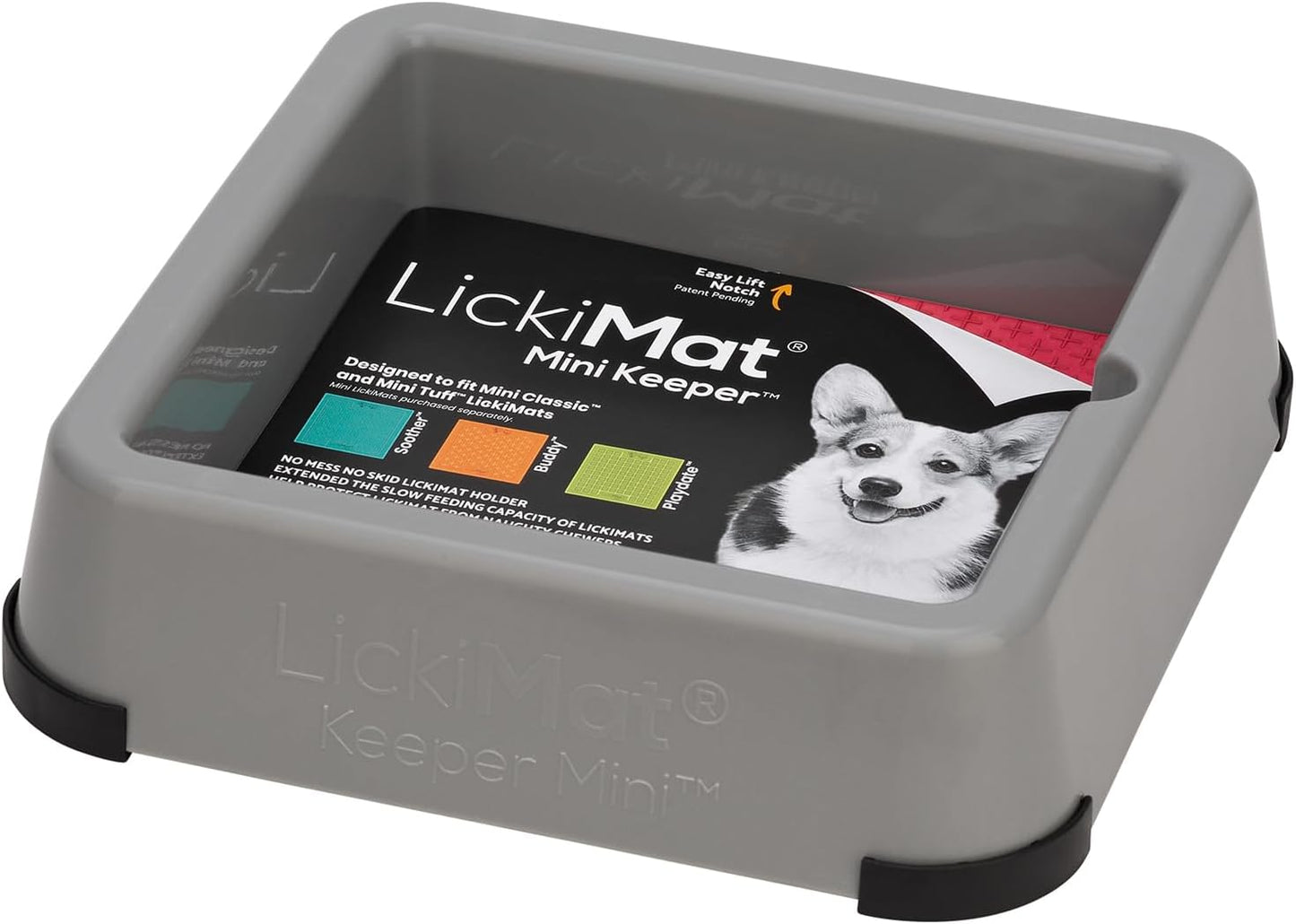 LickiMat Outdoor Keeper, Gray