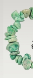 Natural Gemstone Chip Bracelets, Jade