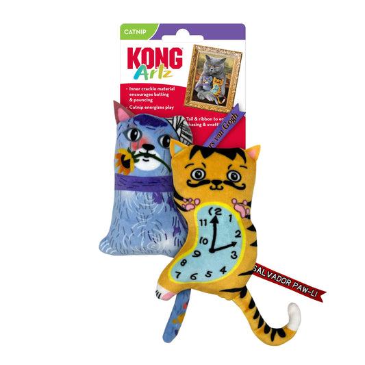 Artz Dali Van Gogh 2 Pack - Catnip Cat Toy