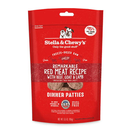 Freeze-Dried Red Meat Dinner Patties Dog Food by Stella & Chewy's