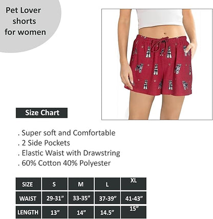 Schnauzer Pajama Shorts - Soft!