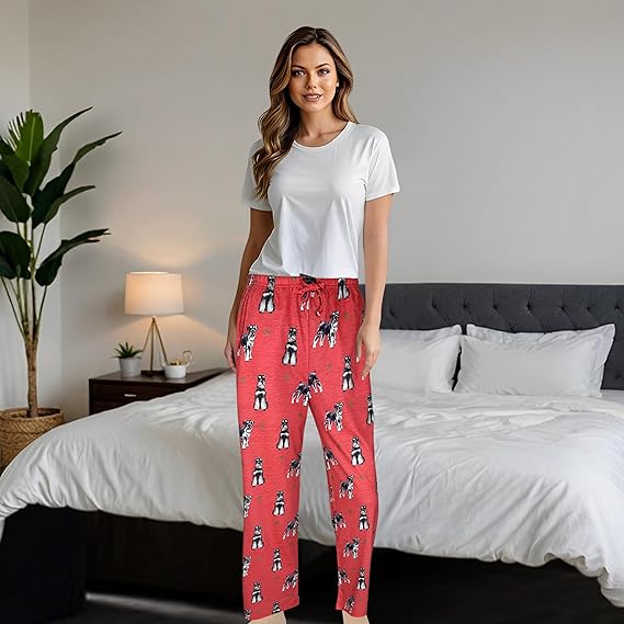 Schnauzer Pajama Bottoms - Unisex