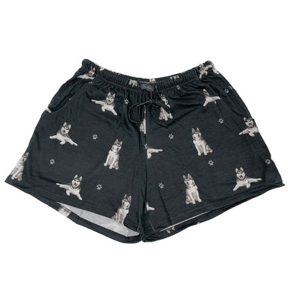Siberian Husky Pajama Shorts - Soft!