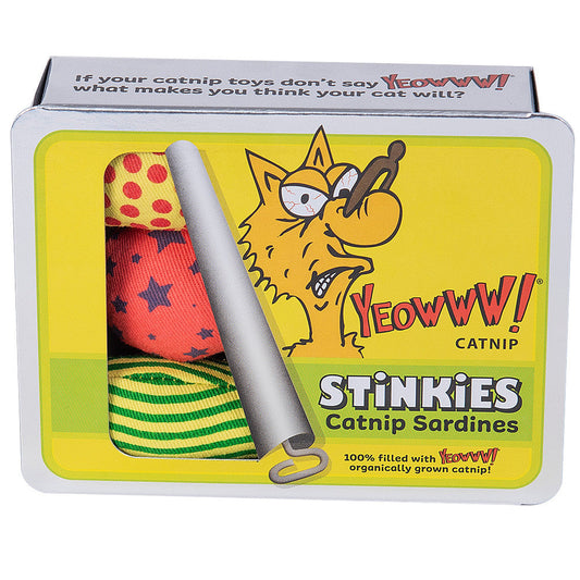 Yeowww! Stinkies Catnip Sardines Trio
