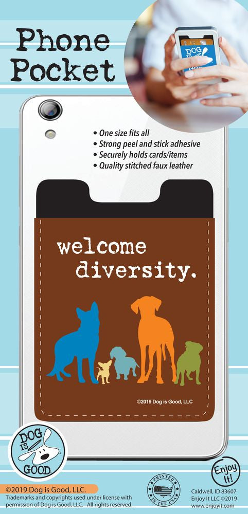 Phone Pocket - Welcome Diversity