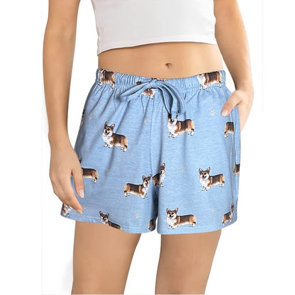 Corgi Pajama Shorts -Soft!