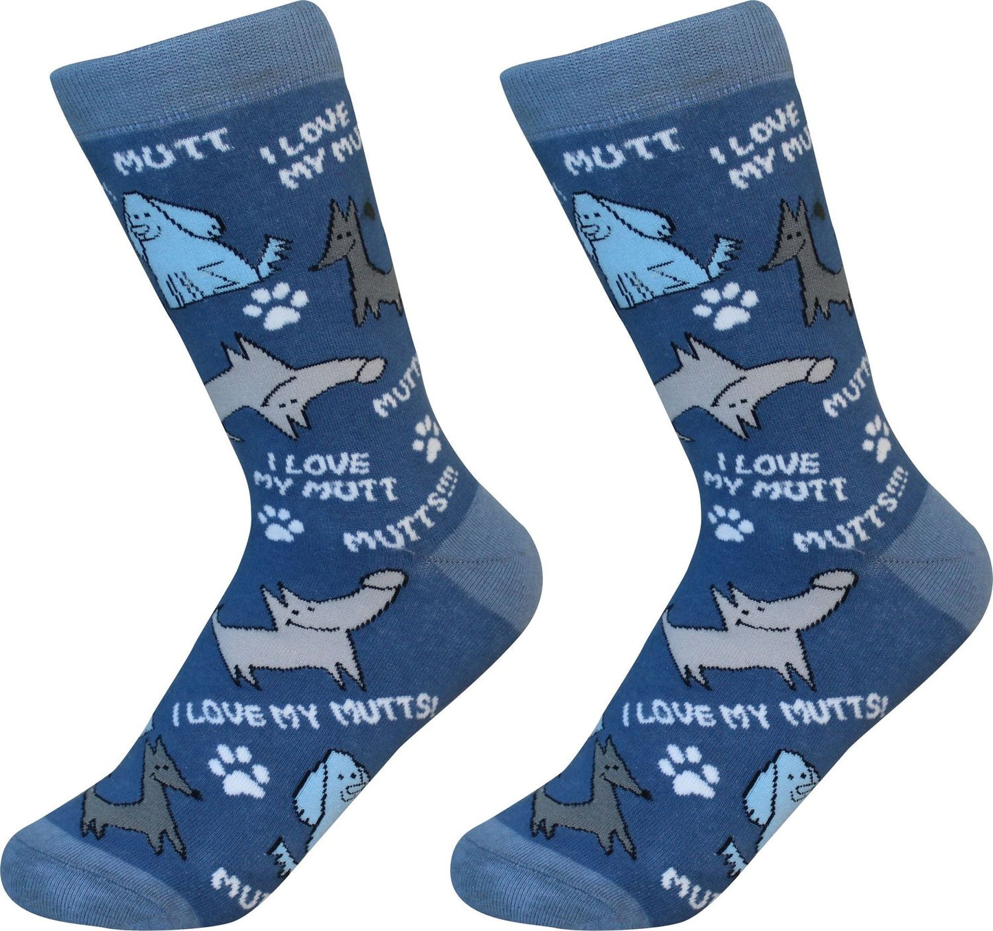 I love my Mutt Socks -  Unisex