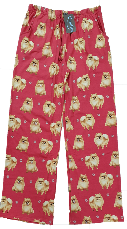 Pomeranian Pajama Bottoms - Unisex