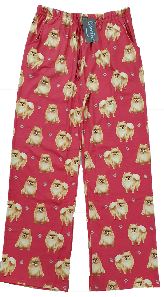 Pomeranian Pajama Bottoms - Unisex