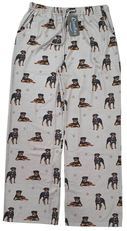 Rottweiller Pajama Bottoms - Unisex
